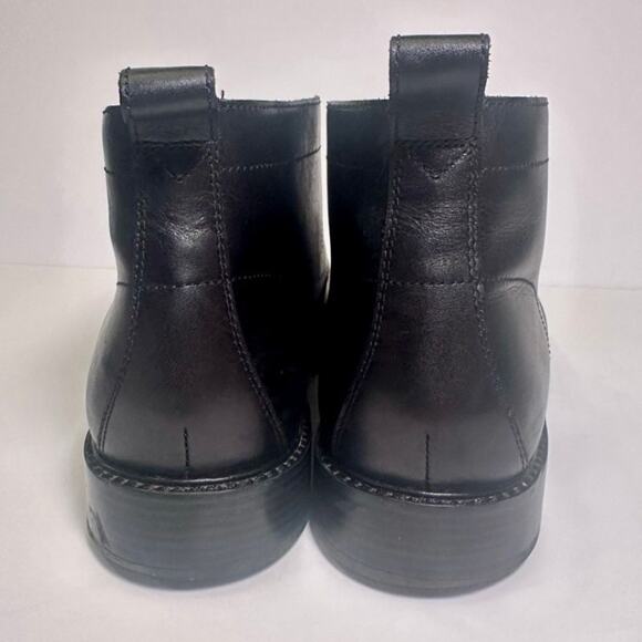 Cole Haan Men’s 12M Black Leather Chukka Boots Lace Up Ankle Dress Casual - Picture 3 of 6